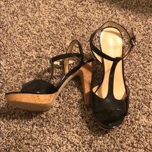 Franco Sarto Platform Strappy Heels